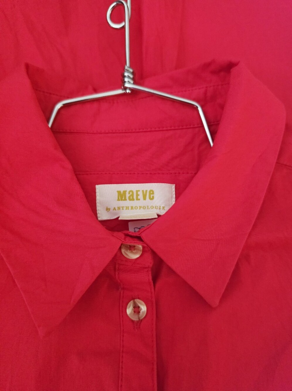 The Soren Long-Sleeve Shirt Dress by Maeve from Anthropologie. - Picture 8 of 9